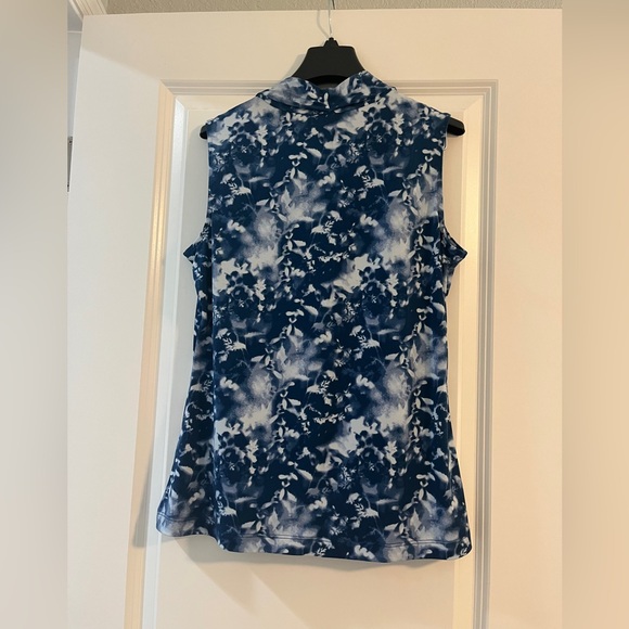 Calvin Klein size S tank top blue and white marble - Picture 4 of 4